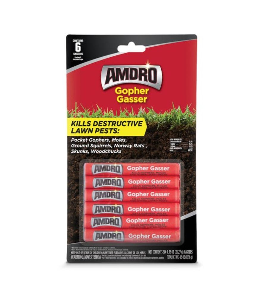 Amdro, Gopher Gasser, 6 pk