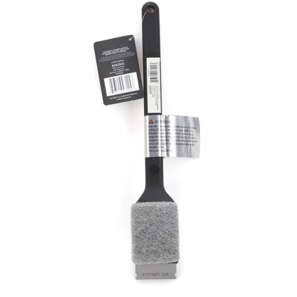 Grill Mark, Dual Grill Brush with Scraper