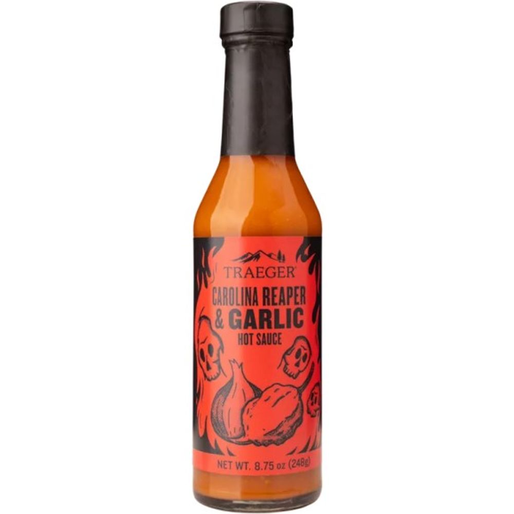 Traeger, Carolina Reaper & Garlic Hot Sauce, 8.75 oz