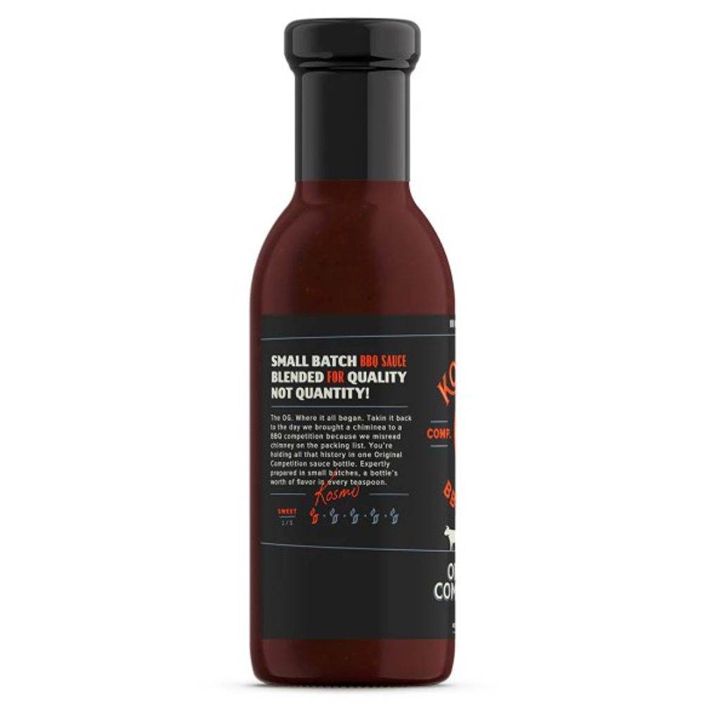 KOSMOS Q, Original Competition BBQ Sauce, 14 oz