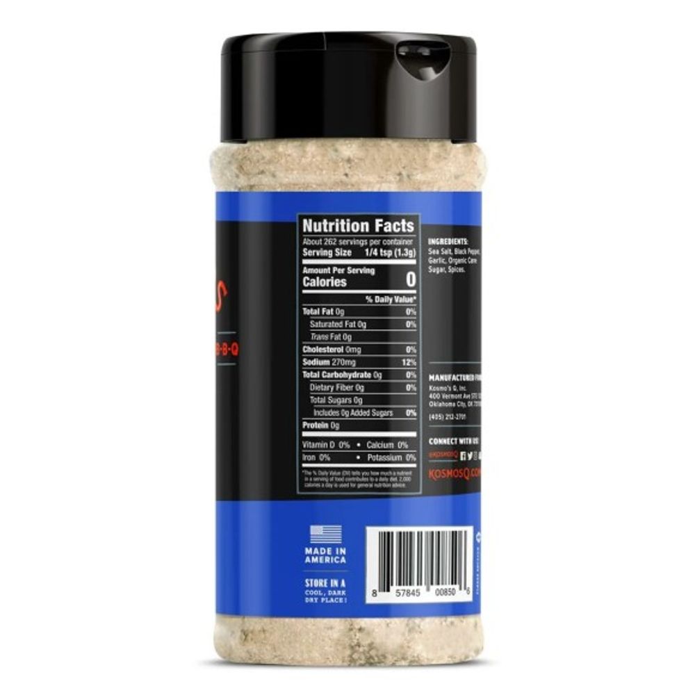 KOSMOS Q, SPG Beef Dry Rub, 12 oz