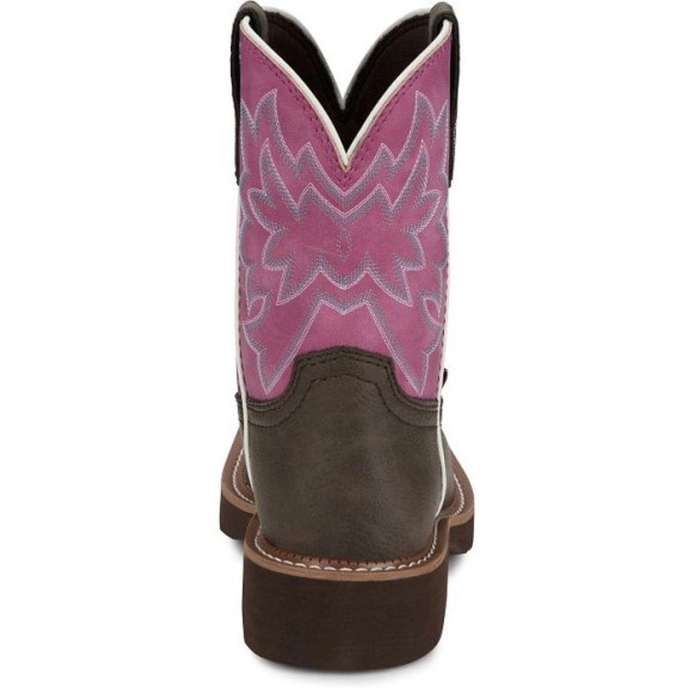Justin, Ladies Brown Sunny 8" Western Boot