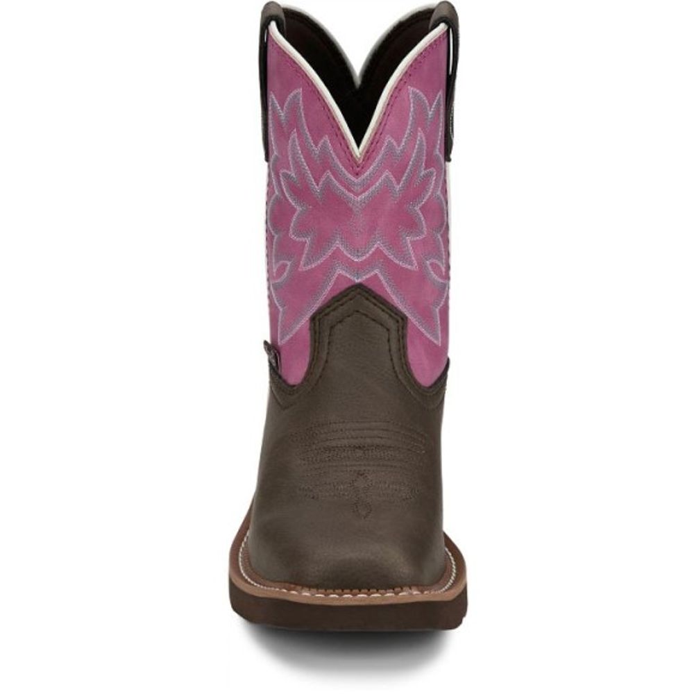 Justin, Ladies Brown Sunny 8" Western Boot