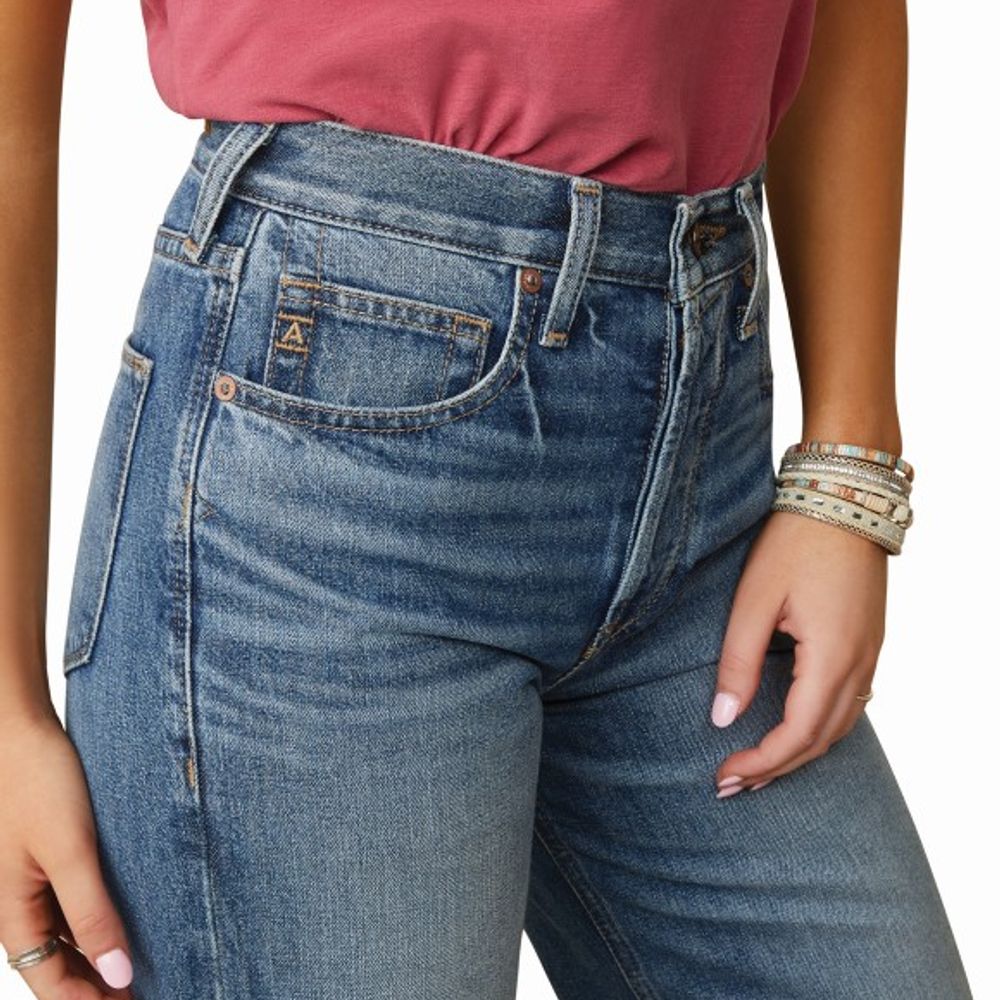 Ariat, Ladies Ultra High Rise Tomboy Wide Jean