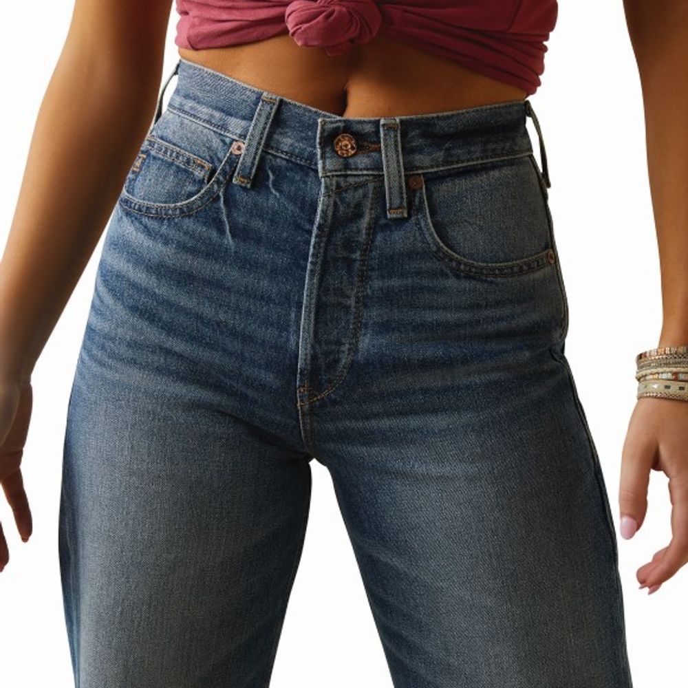 Ariat, Ladies Ultra High Rise Tomboy Wide Jean
