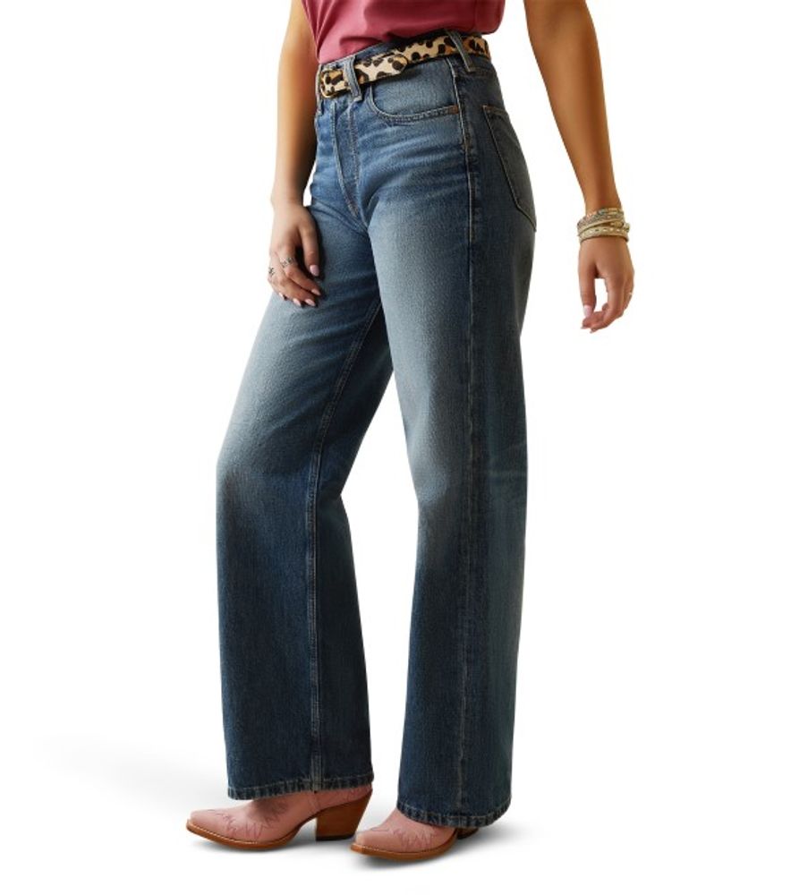 Ariat, Ladies Ultra High Rise Tomboy Wide Jean