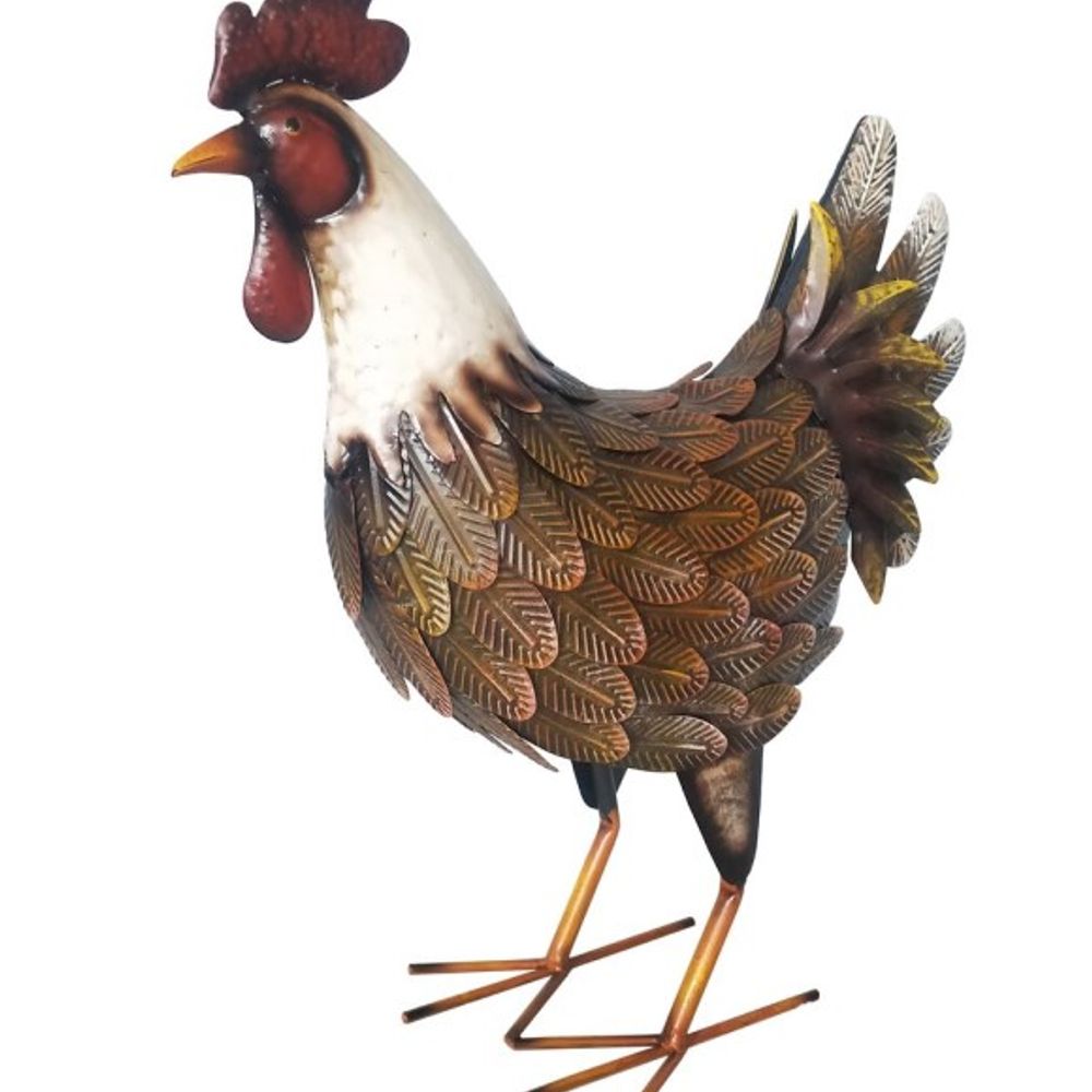 Backyard Expressions, 20" Metal Rooster