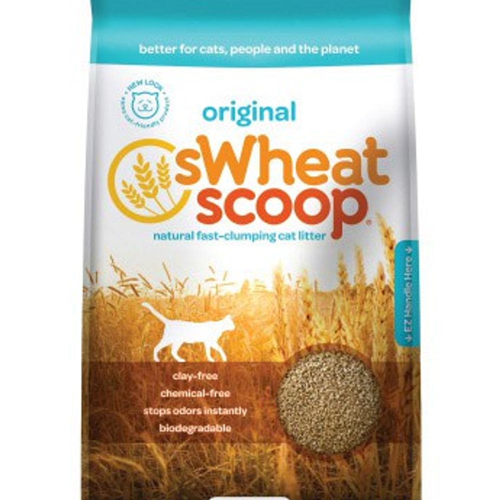 Swheat Scoop Original Natural Clumping Wheat Cat Litter, 25 lb bag