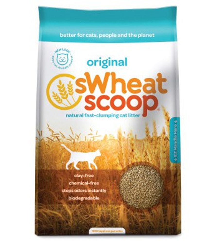 Swheat Scoop Original Natural Clumping Wheat Cat Litter, 25 lb bag