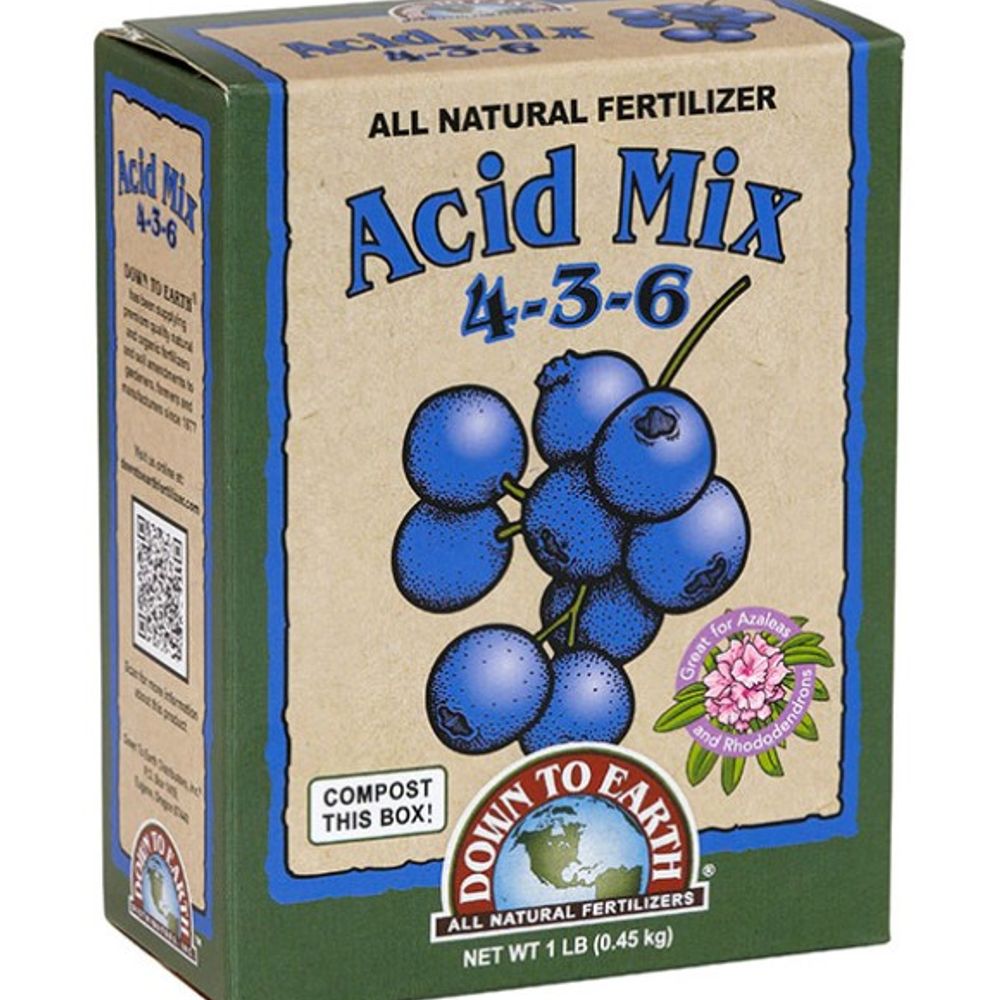 Down to Earth, Acid Mix 4-3-6, 1 lb