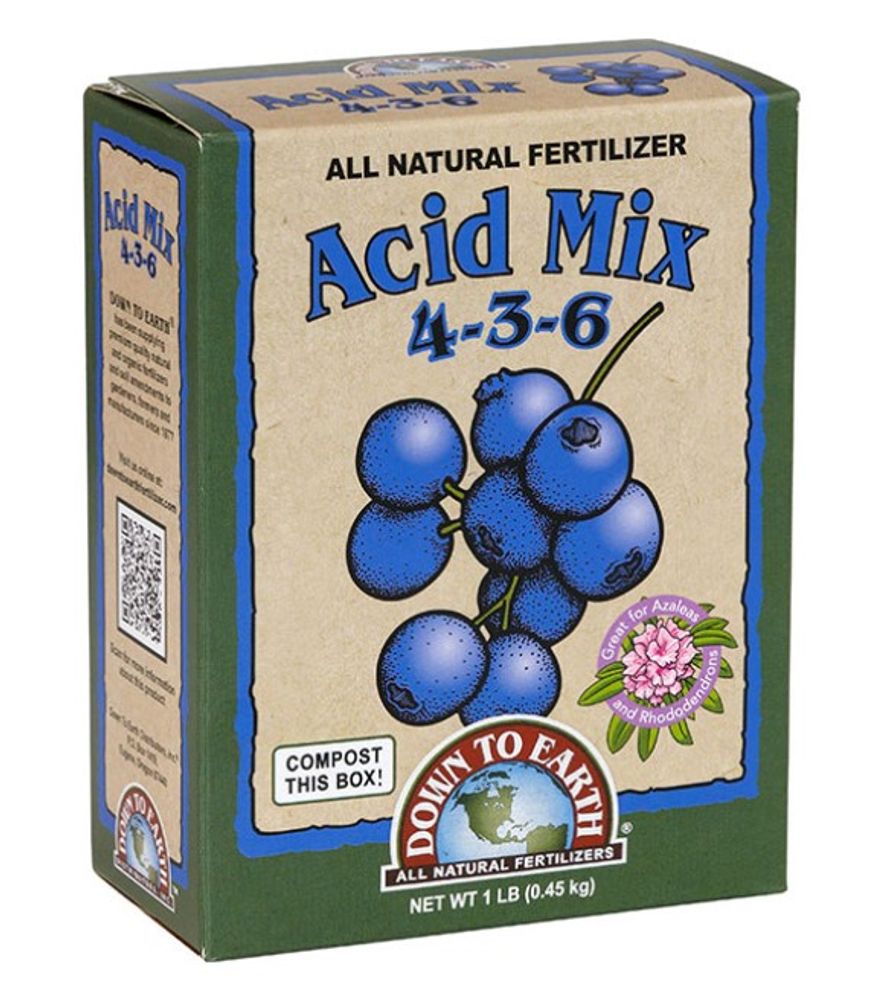 Down to Earth, Acid Mix 4-3-6, 1 lb