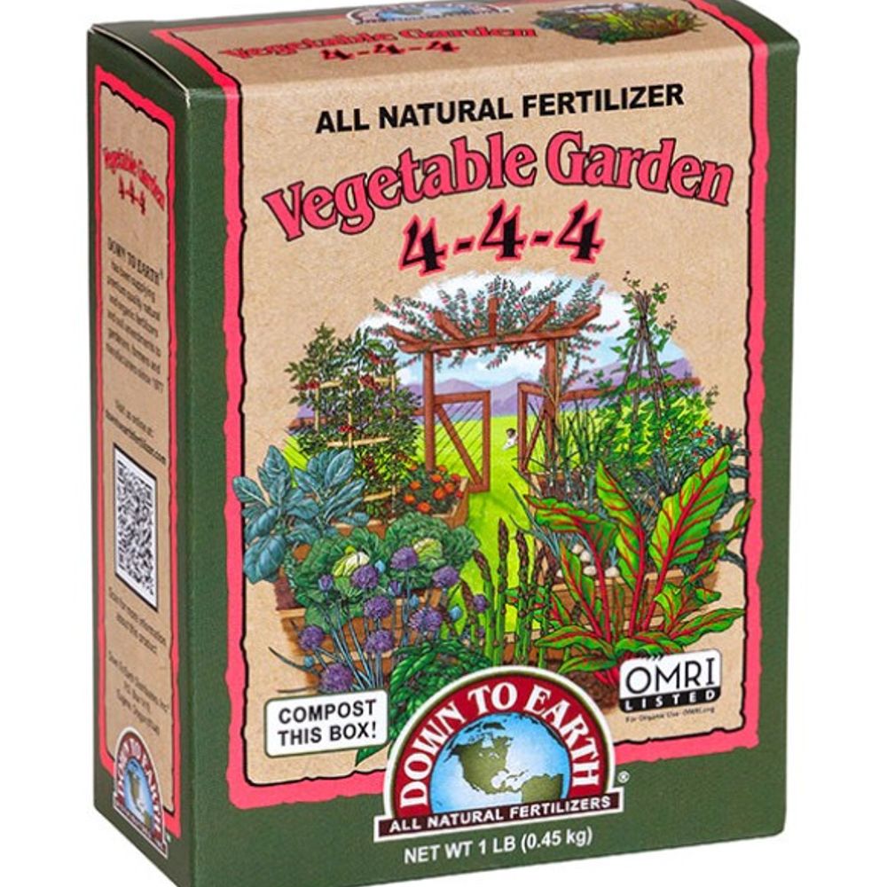 Down to Earth, Vegetable Garden Mix 4-4-4, 1 lb