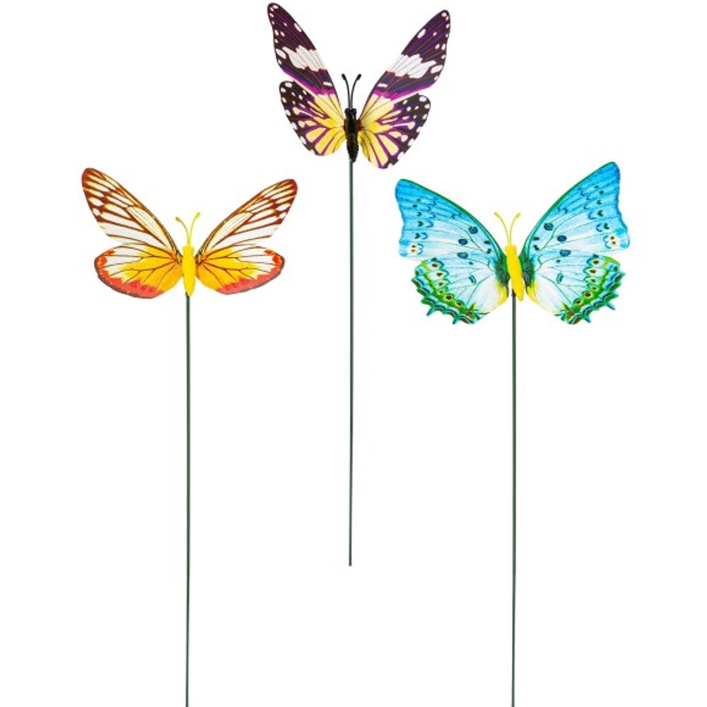 Evergreen, Assorted PVC Butterfly Pot Pick