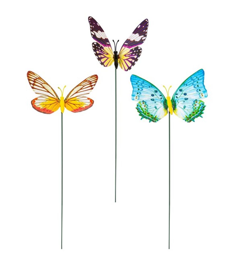 Evergreen, Assorted PVC Butterfly Pot Pick