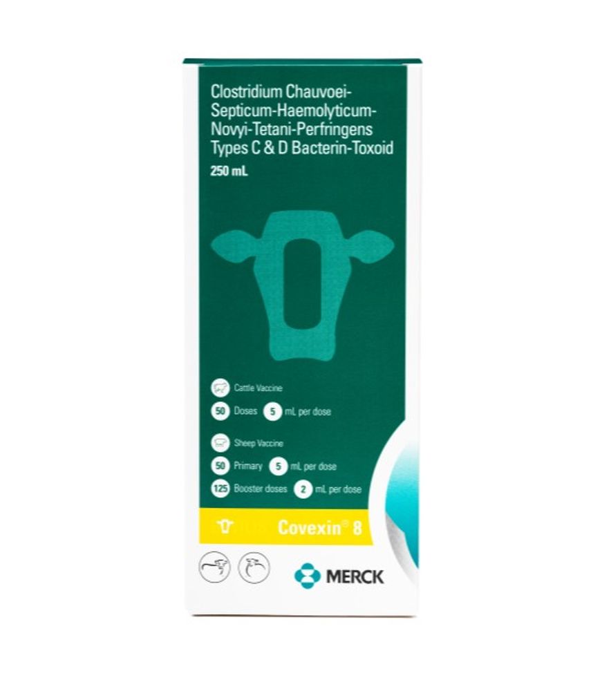 BOVILIS COVEXIN 8 Cattle & Sheep Vaccine, 50 ds