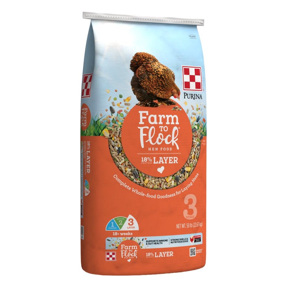 Purina, Farm to Flock 18% Layer Feed