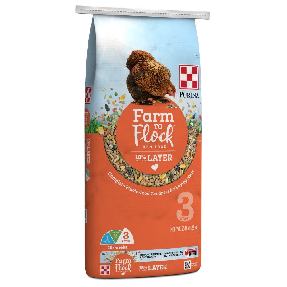 Purina, Farm to Flock 18% Layer Feed