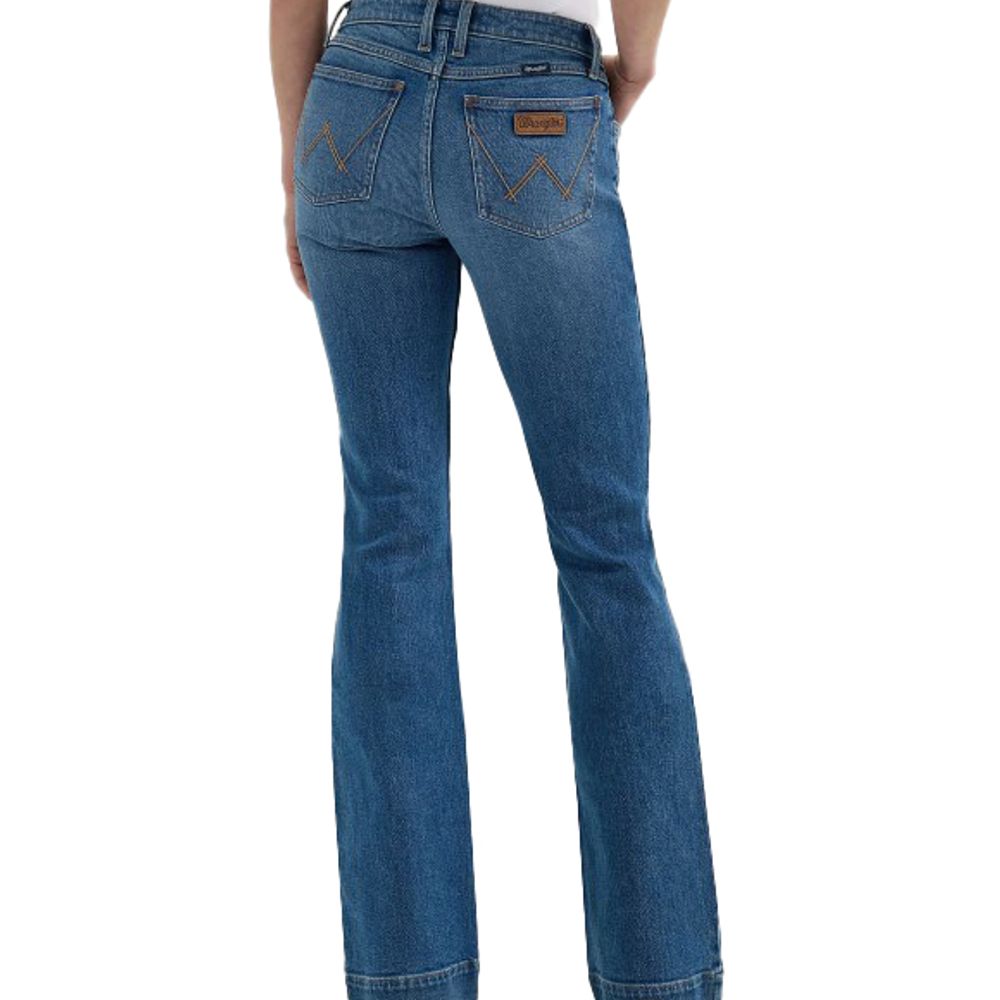 Wrangler, Ladies Retro Mae Wide Leg Trouser Jeans