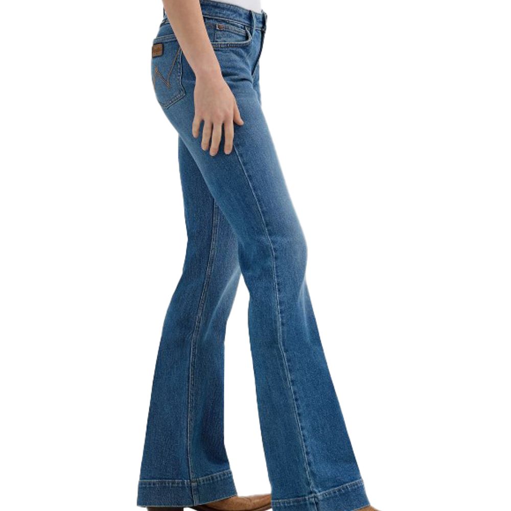 Wrangler, Ladies Retro Mae Wide Leg Trouser Jeans