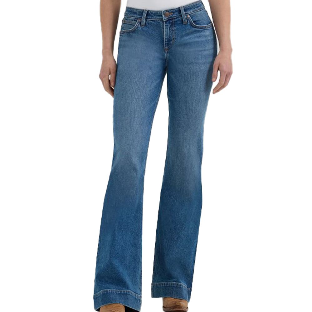 Wrangler, Ladies Retro Mae Wide Leg Trouser Jeans