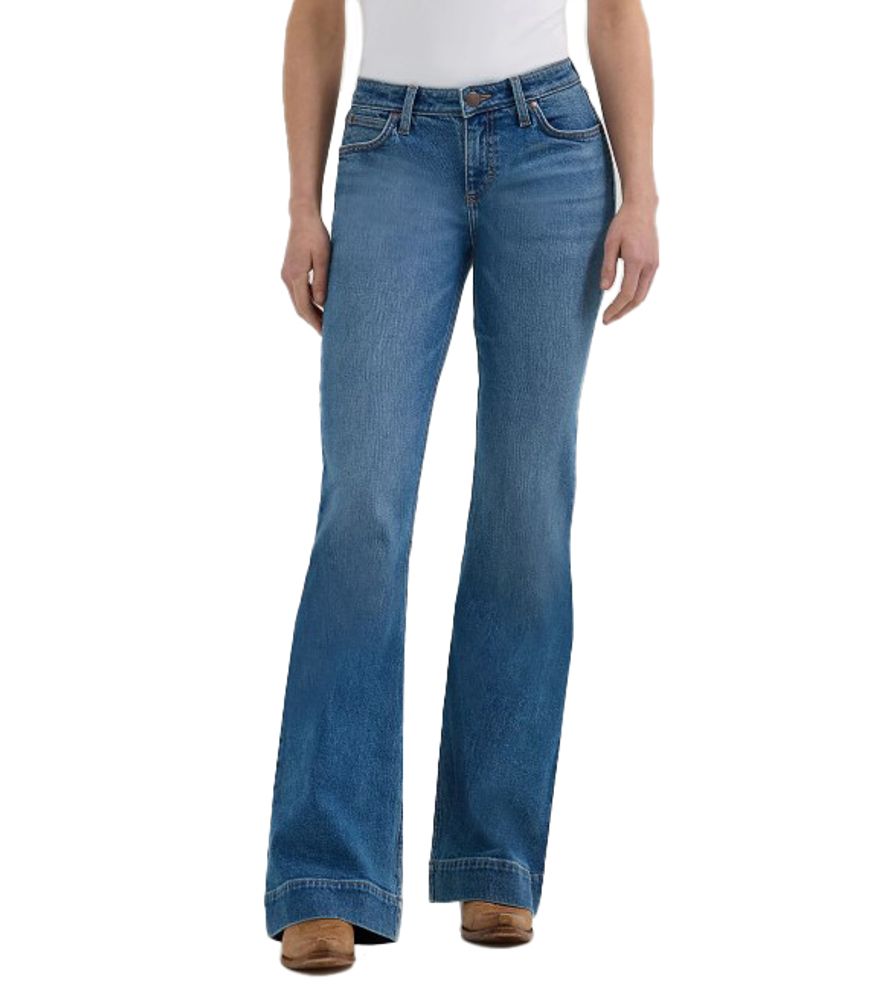 Wrangler, Ladies Retro Mae Wide Leg Trouser Jeans