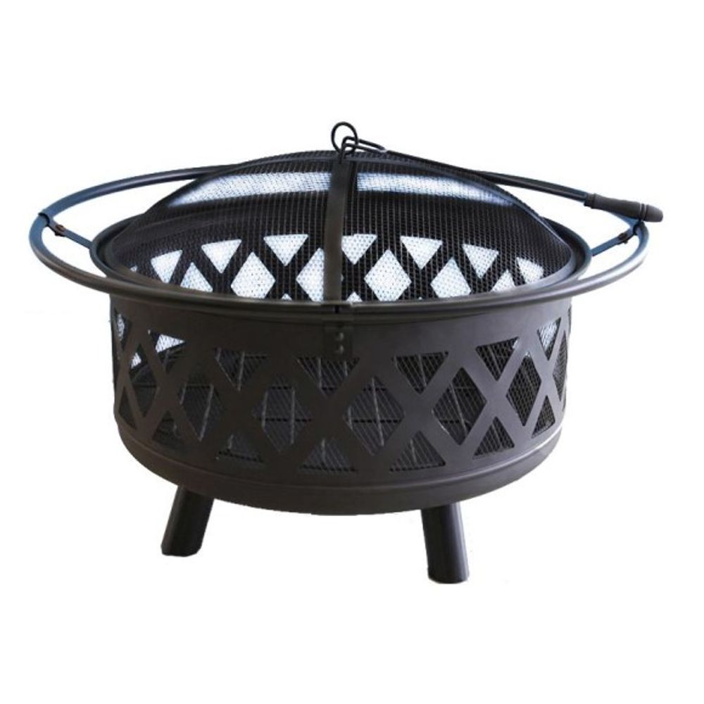 Backyard Expressions, 30" Lattice Fire Pit