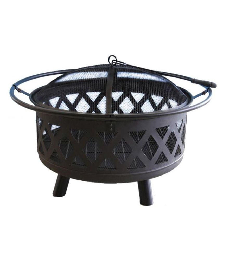 Backyard Expressions, 30" Lattice Fire Pit