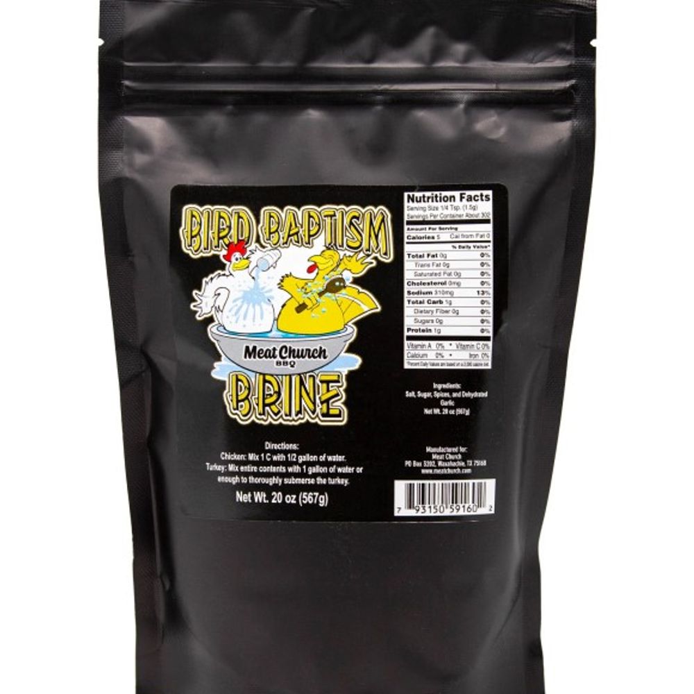 Meat Church, Bird Baptism Poultry Brine, 20 oz