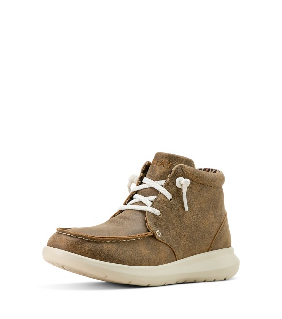 〜hilo〜 Ariat Men's Hilo Stretch Lace Brown Shoes - Lightweight, Cushy