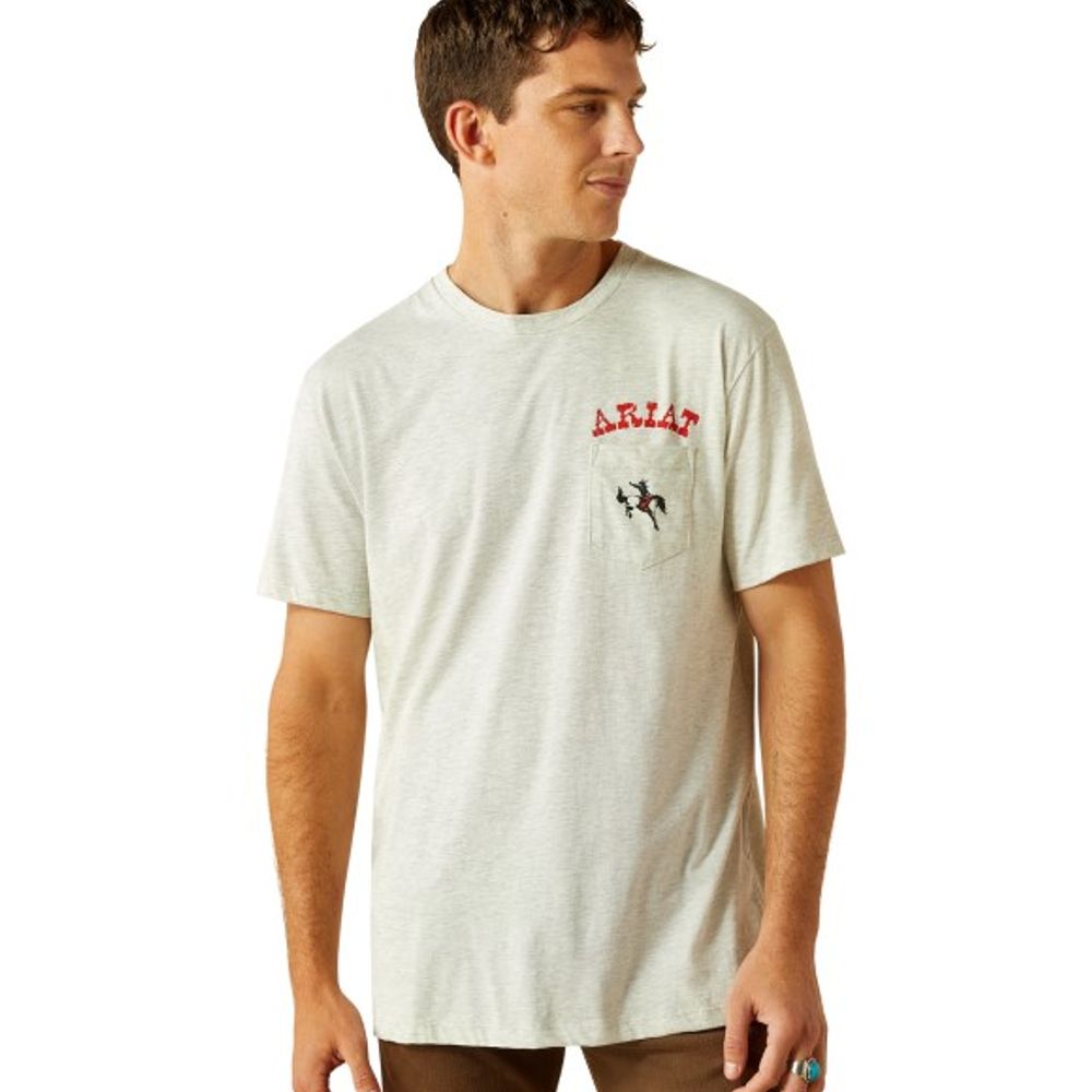 Ariat, Men's Bronc Pocket T-Shirt