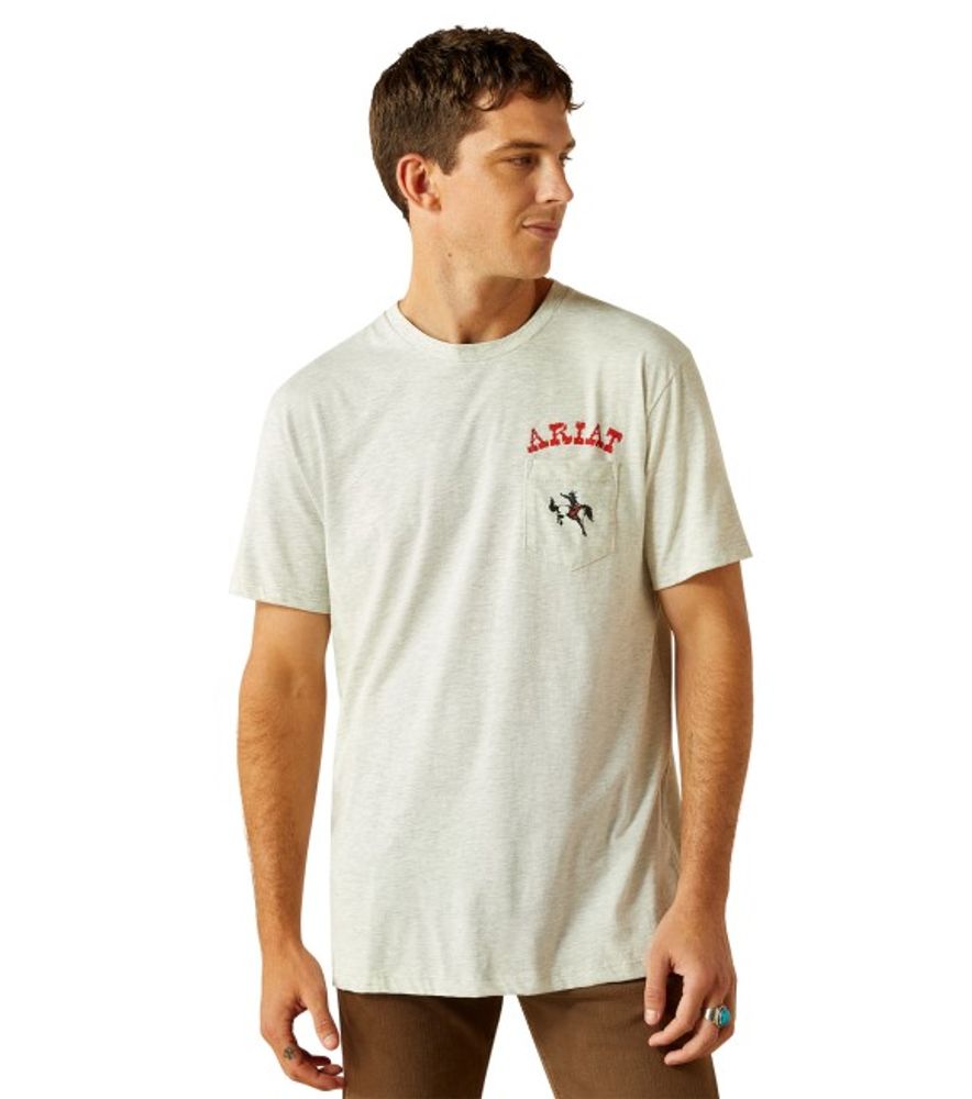 Ariat, Men's Bronc Pocket T-Shirt