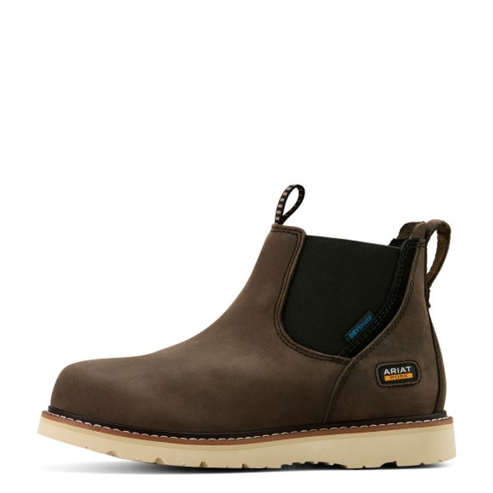 Ariat, Ladies Rebar Wedge Chelsea Waterproof Work Boot