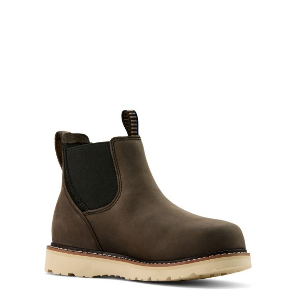 Ariat, Ladies Rebar Wedge Chelsea Waterproof Work Boot