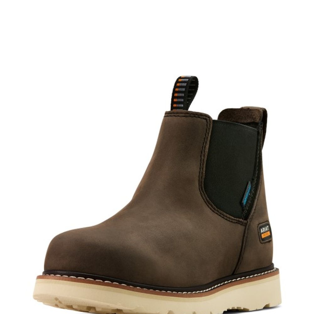 Ariat, Ladies Rebar Wedge Chelsea Waterproof Work Boot