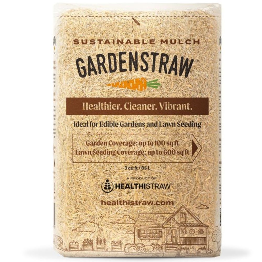 HEALTHISTRAW, GardenStraw Premium Mulch, 3 cu ft
