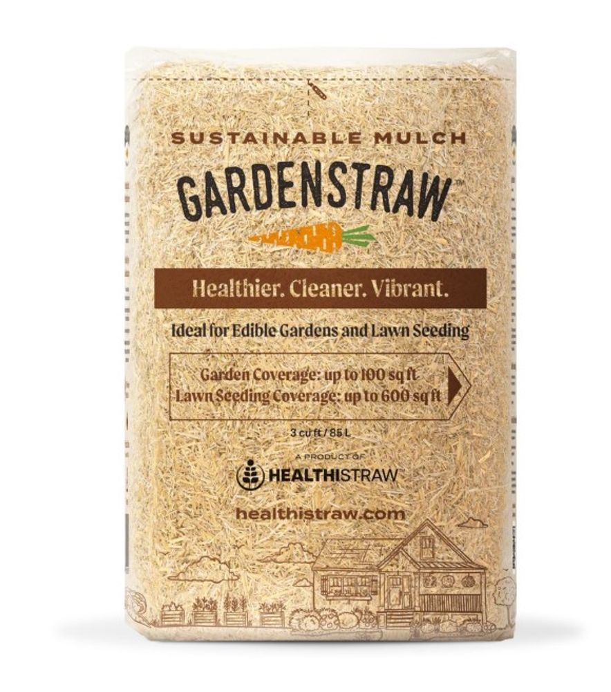 HEALTHISTRAW, GardenStraw Premium Mulch, 3 cu ft