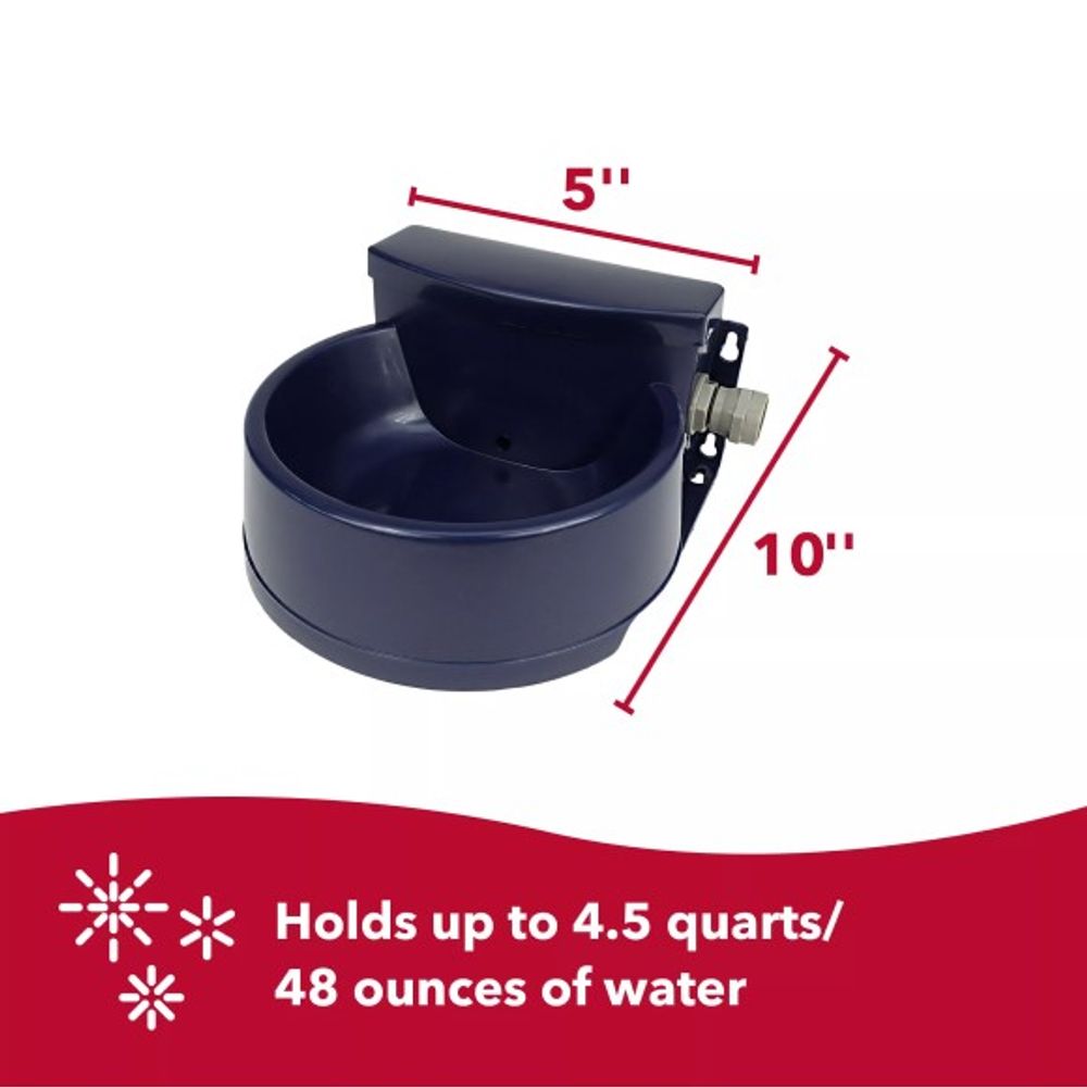 Coastal Pet Products, Navy Bergan Auto-Waterer