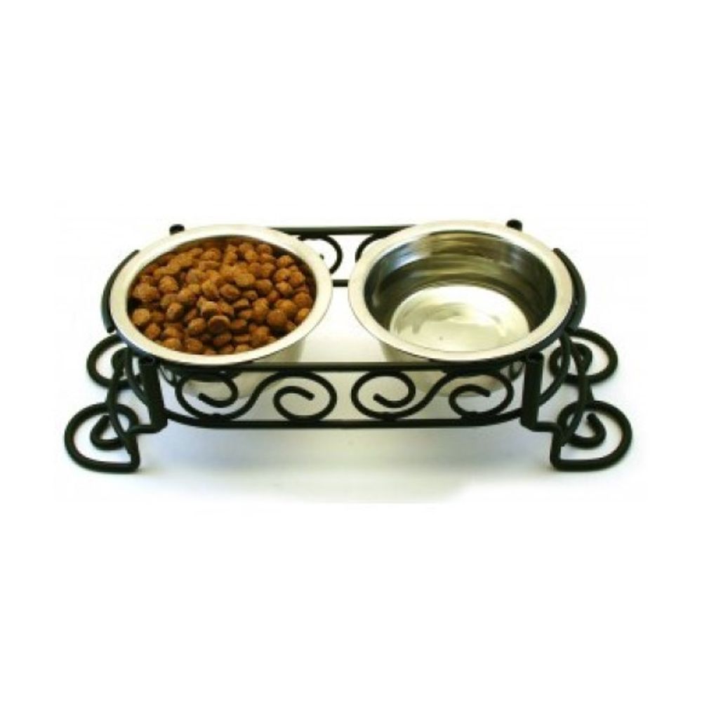 Spot, Mediterranean Old World Stainless Steel Dog Bowl, 1 qt