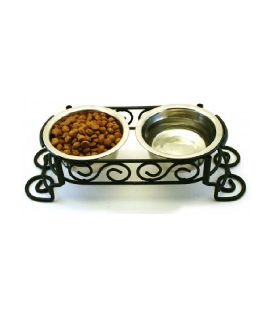 Spot, Mediterranean Old World Stainless Steel Dog Bowl, 1 qt