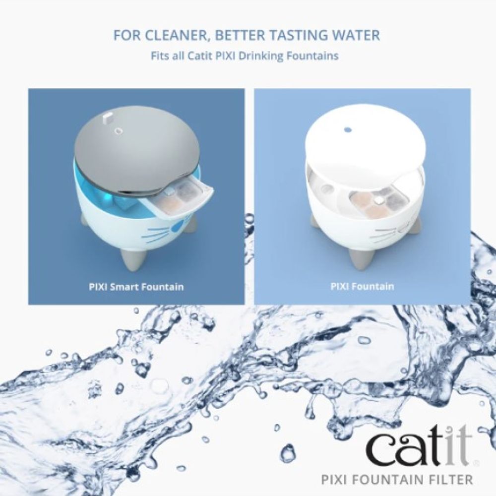 Catit, PIXI Fountain Filter, 3 pk
