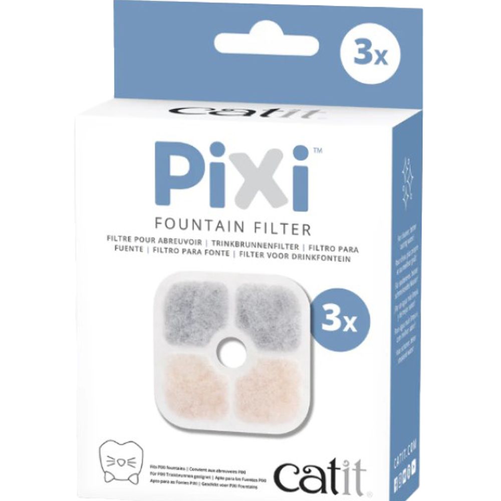 Catit, PIXI Fountain Filter, 3 pk