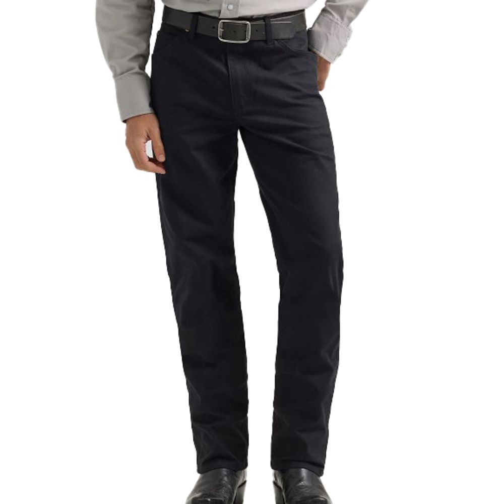 Wrangler, Men's Premium Performance Tough Comfort Cowboy Cut Regular Fit Canvas Jean