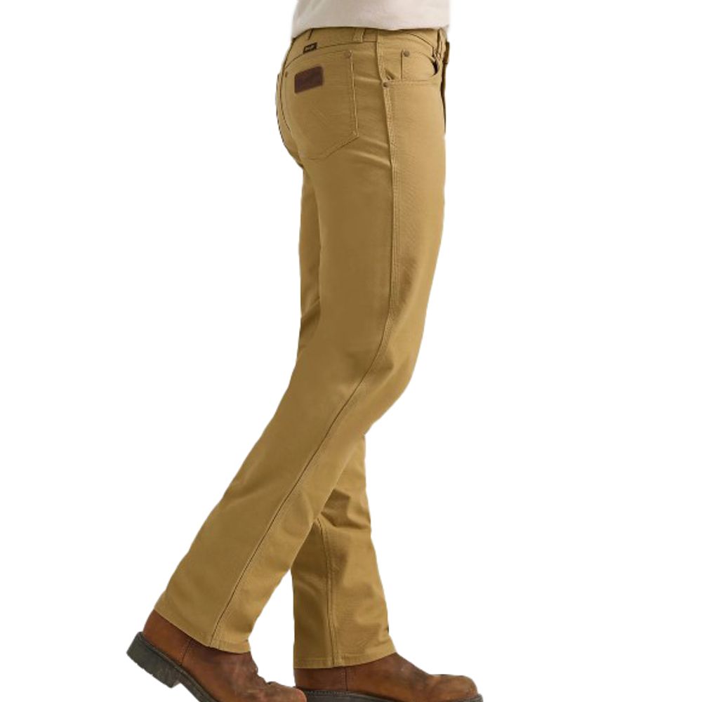 Wrangler, Men's Premium Performance Tough Comfort Cowboy Cut Regular Fit Canvas Jean