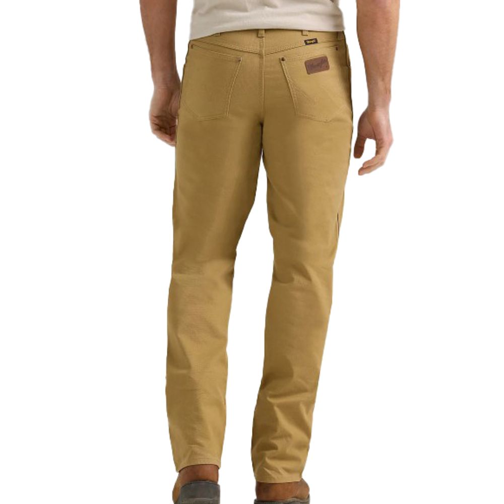 Wrangler, Men's Premium Performance Tough Comfort Cowboy Cut Regular Fit Canvas Jean
