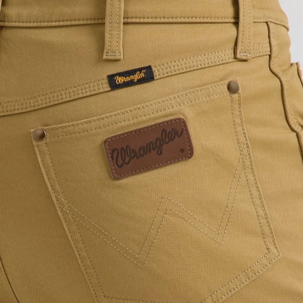 Wrangler, Men's Premium Performance Tough Comfort Cowboy Cut Regular Fit Canvas Jean