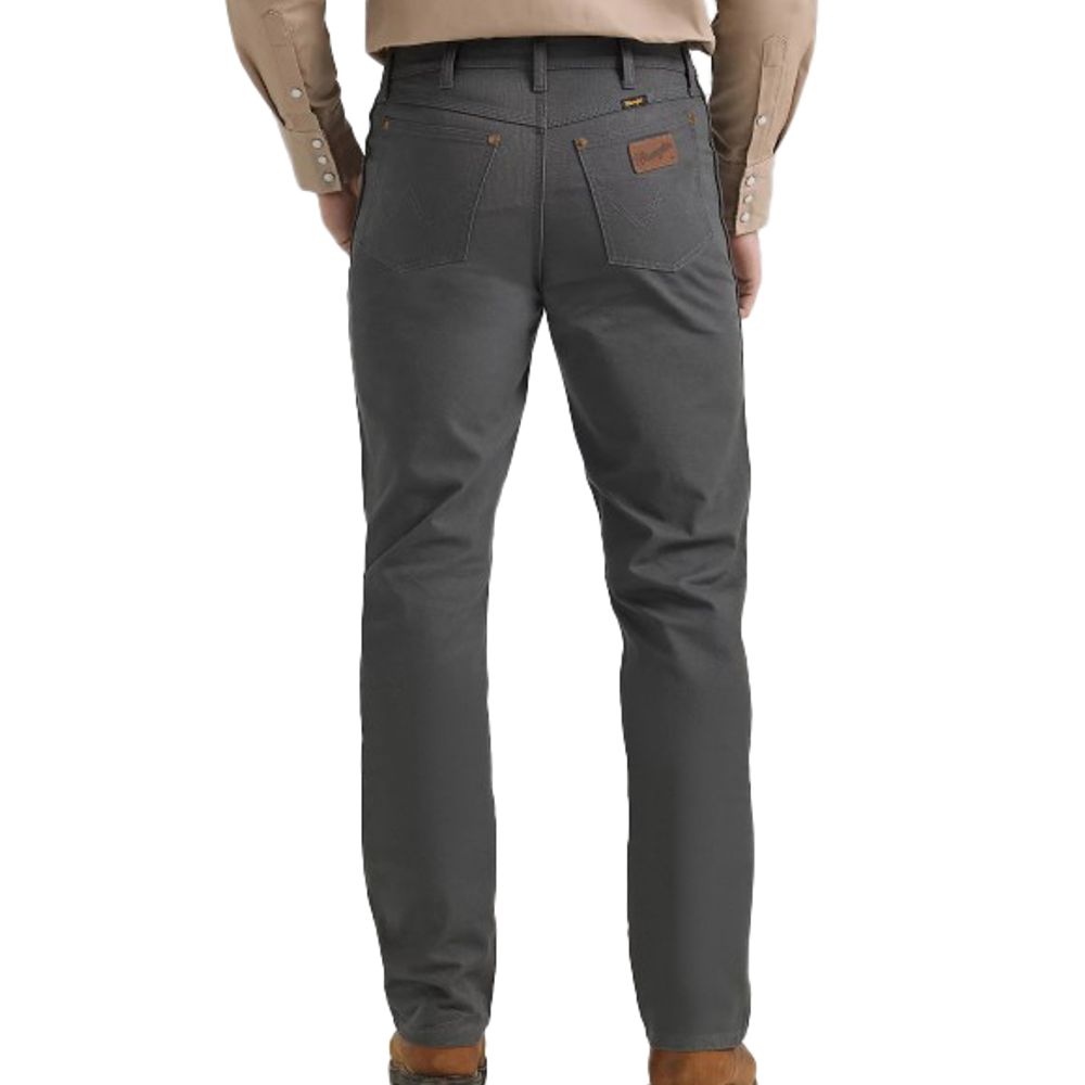 Wrangler, Men's Premium Performance Tough Comfort Cowboy Cut Regular Fit Canvas Jean