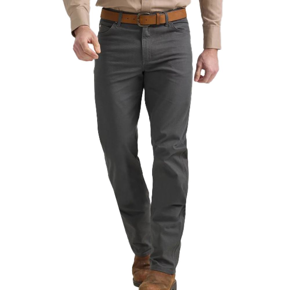 Wrangler, Men's Premium Performance Tough Comfort Cowboy Cut Regular Fit Canvas Jean