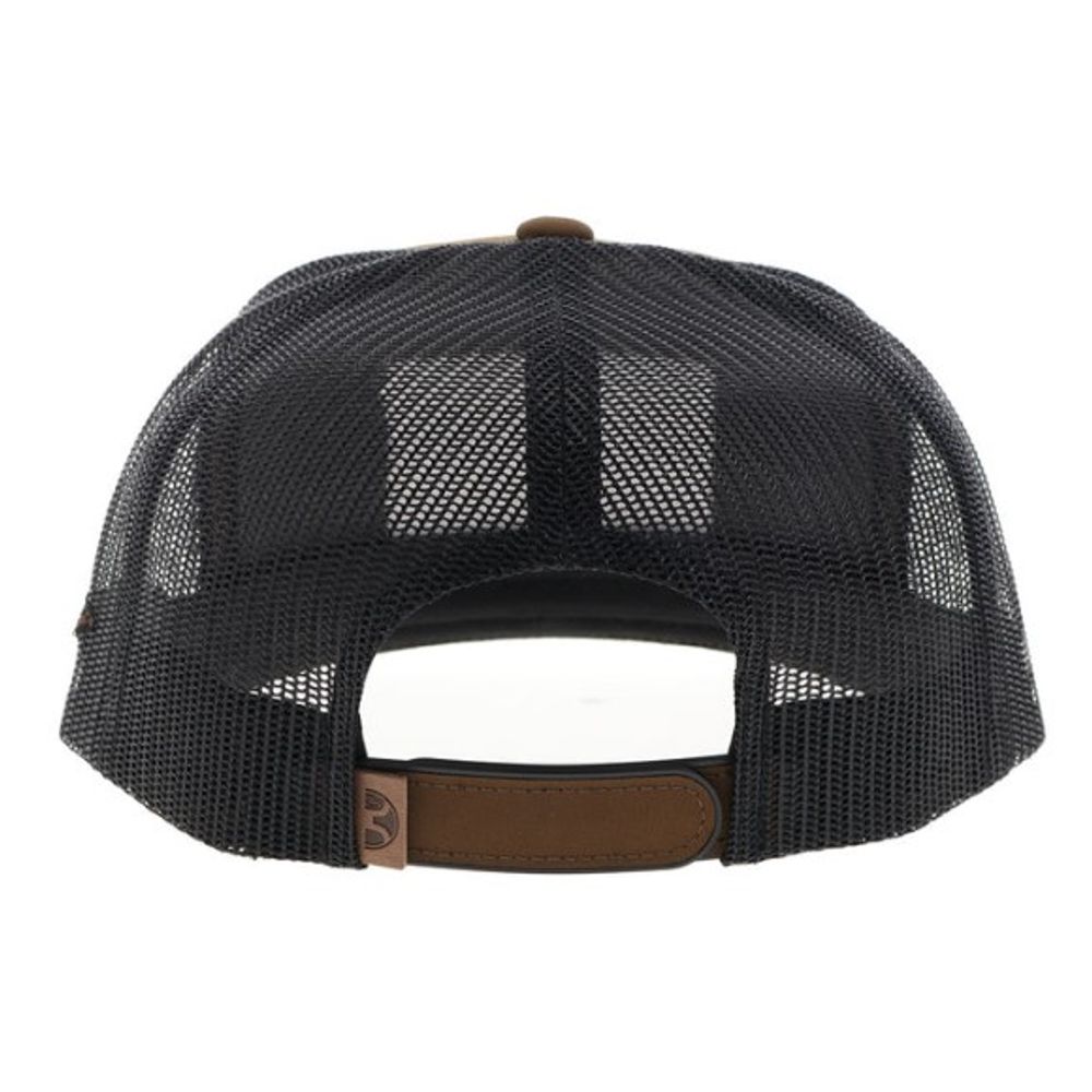 Hooey, Liberty Roper Brown/Black Leather Patch Hat