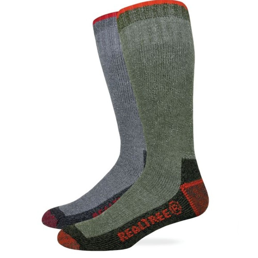RealTree, Men's Boot Cut Socks, 2 pk