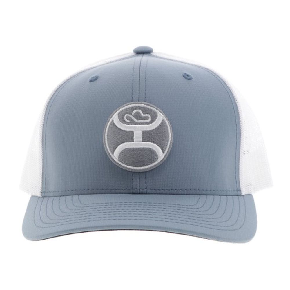 Hooey, Primo Blue/White Circle Patch Hat